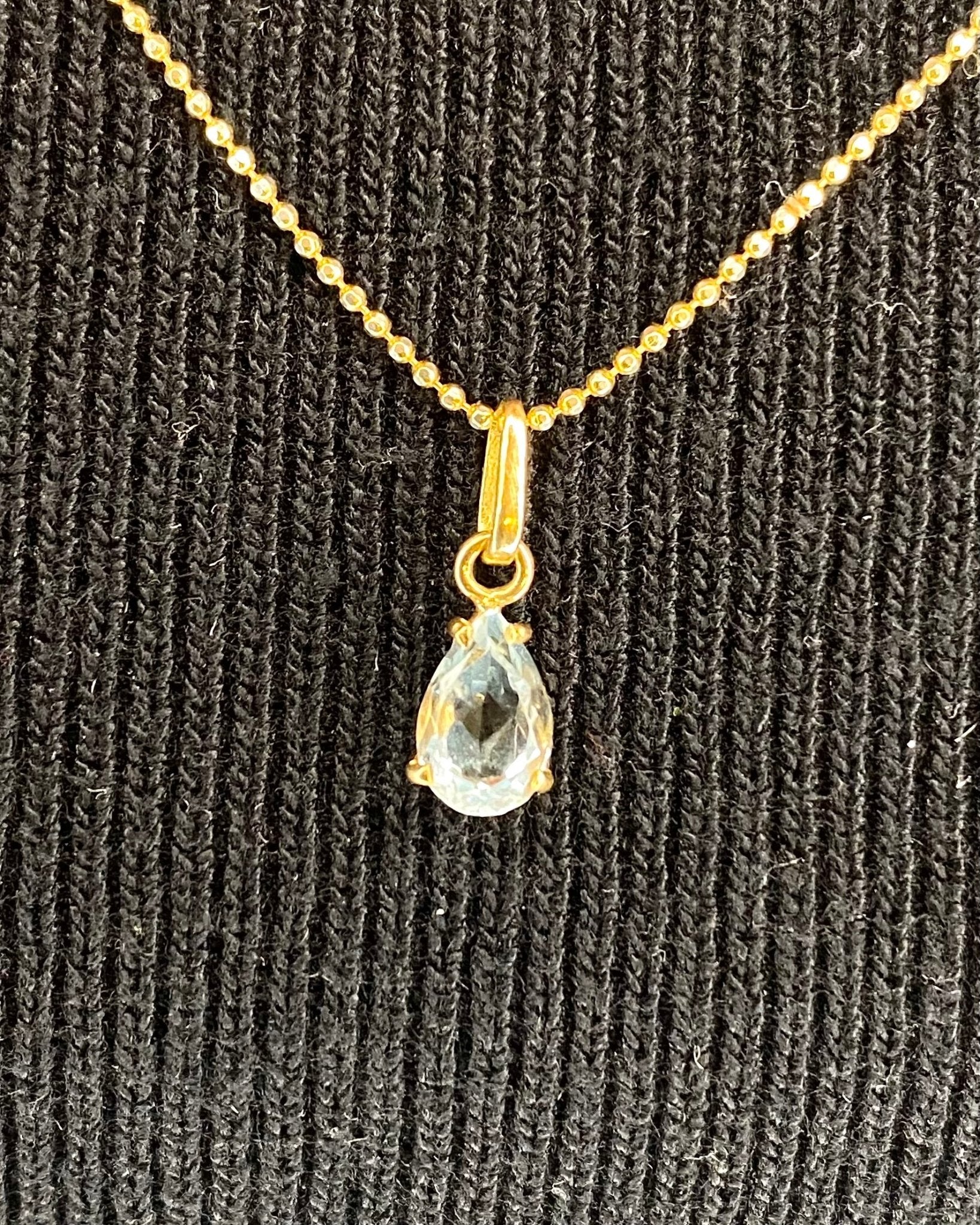 Pendentif Aigue - Marine 0.65 carat "Constance" - Elliade Paris