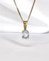 Pendentif Aigue - Marine 1.10 carat "Jules" - Elliade Paris