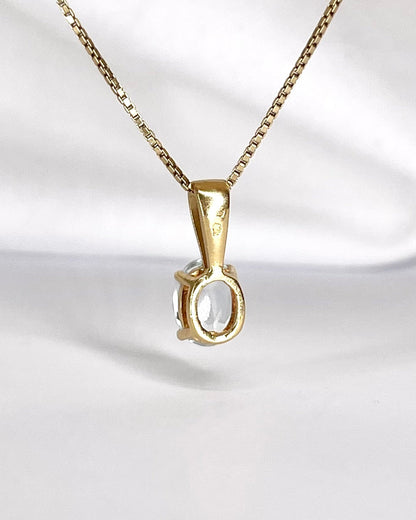 Pendentif Aigue - Marine 1.10 carat "Jules" - Elliade Paris