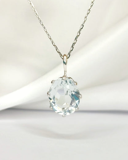 Pendentif Aigue-Marine 3.30 carats "Vanina" - Elliade Paris