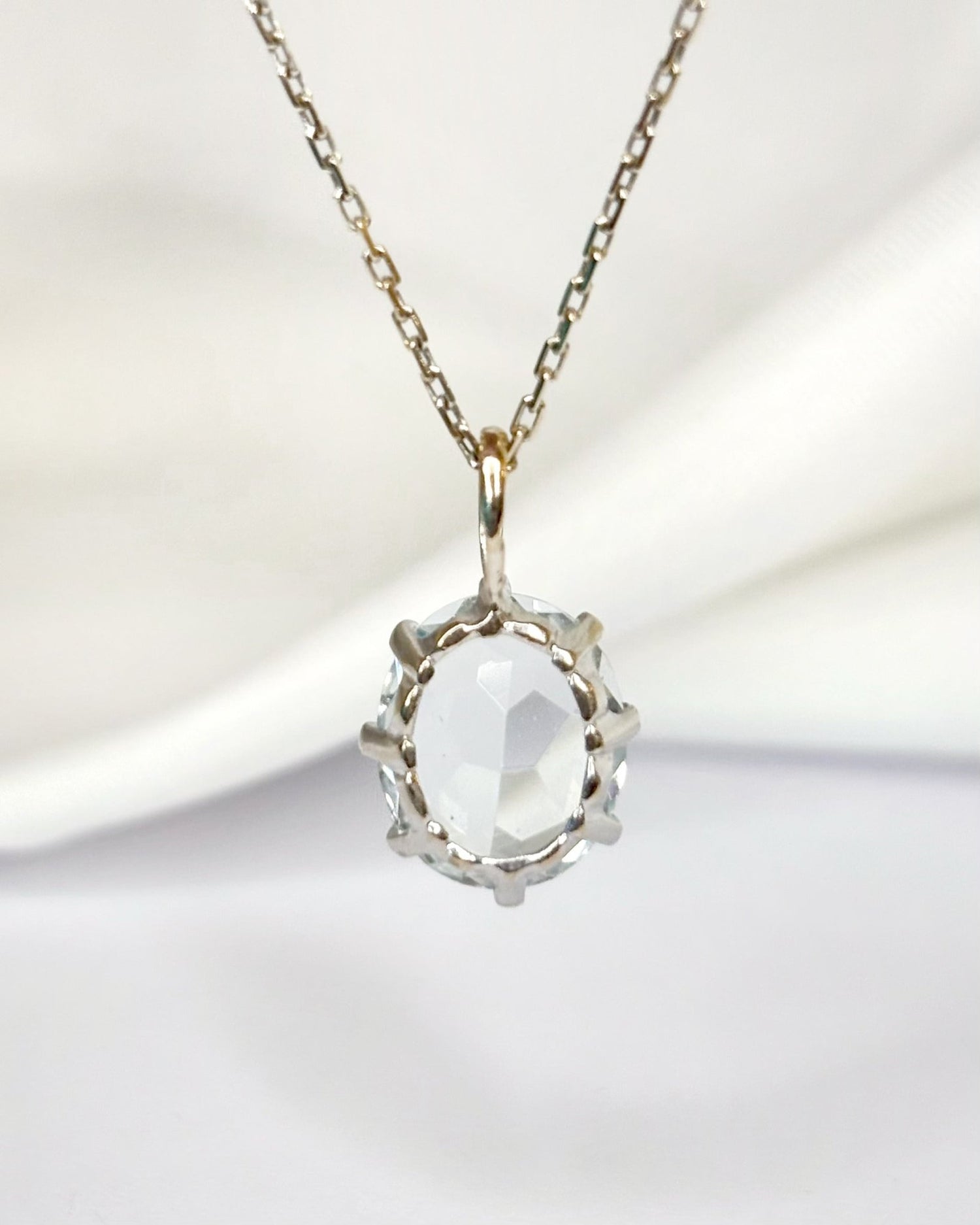 Pendentif Aigue-Marine 3.30 carats "Vanina" - Elliade Paris