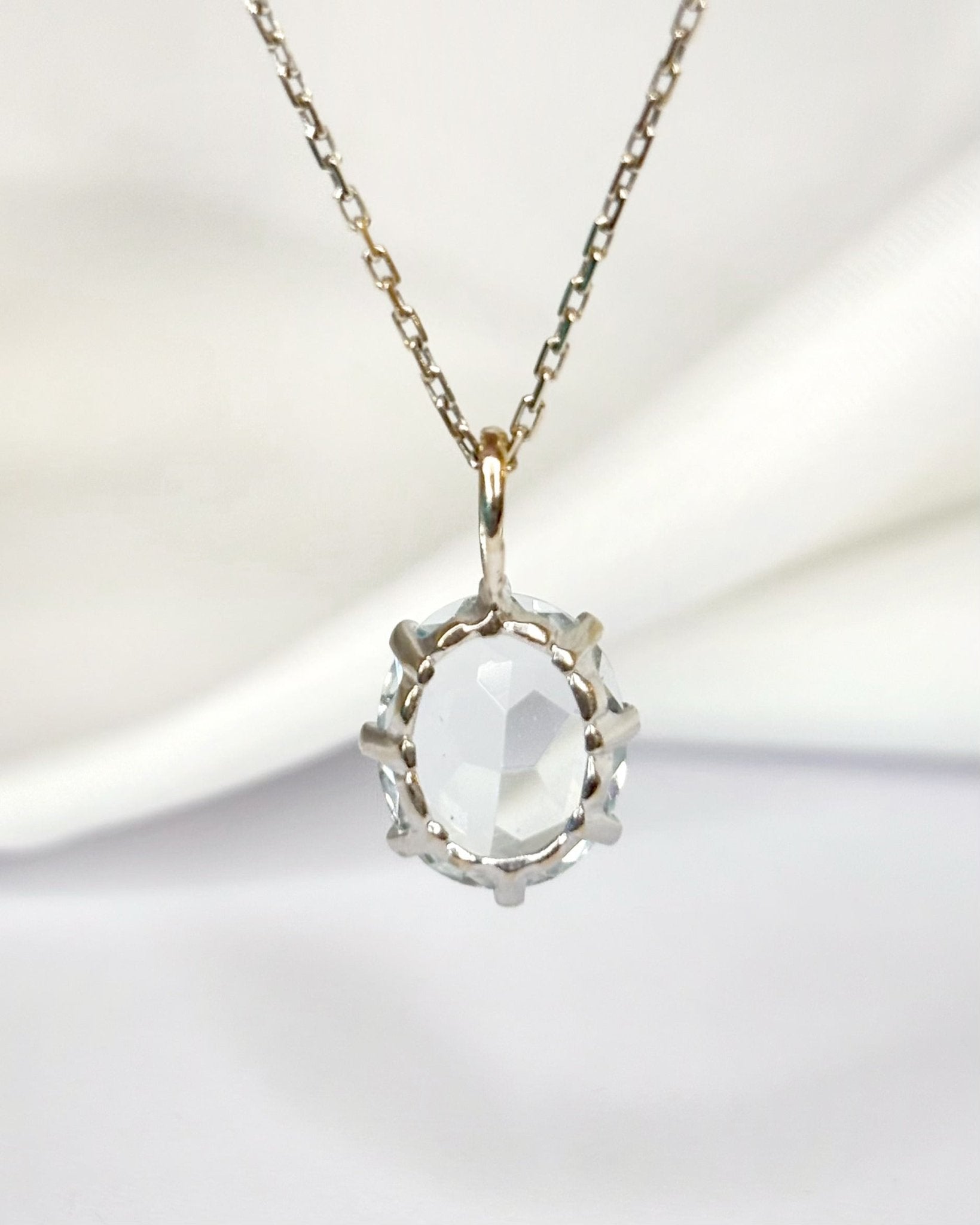 Pendentif Aigue-Marine 3.30 carats "Vanina" - Elliade Paris