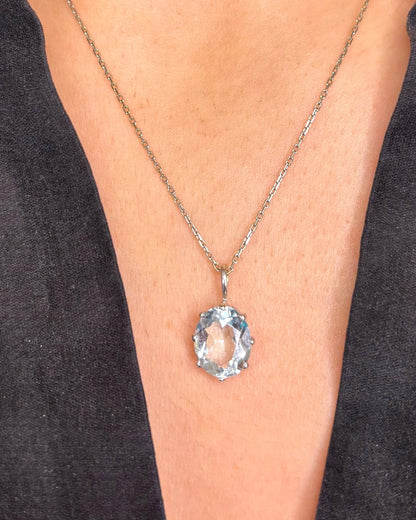 Pendentif Aigue-Marine 3.30 carats "Vanina" - Elliade Paris