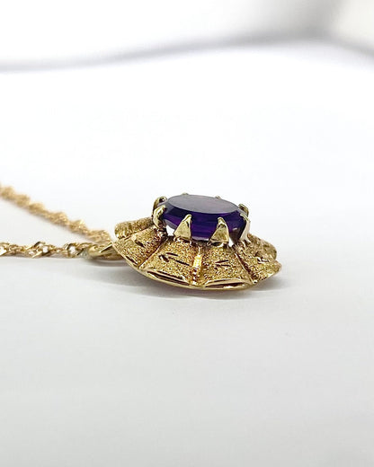 Pendentif Améthyste 0.70 carat "Emilia" - Elliade Paris
