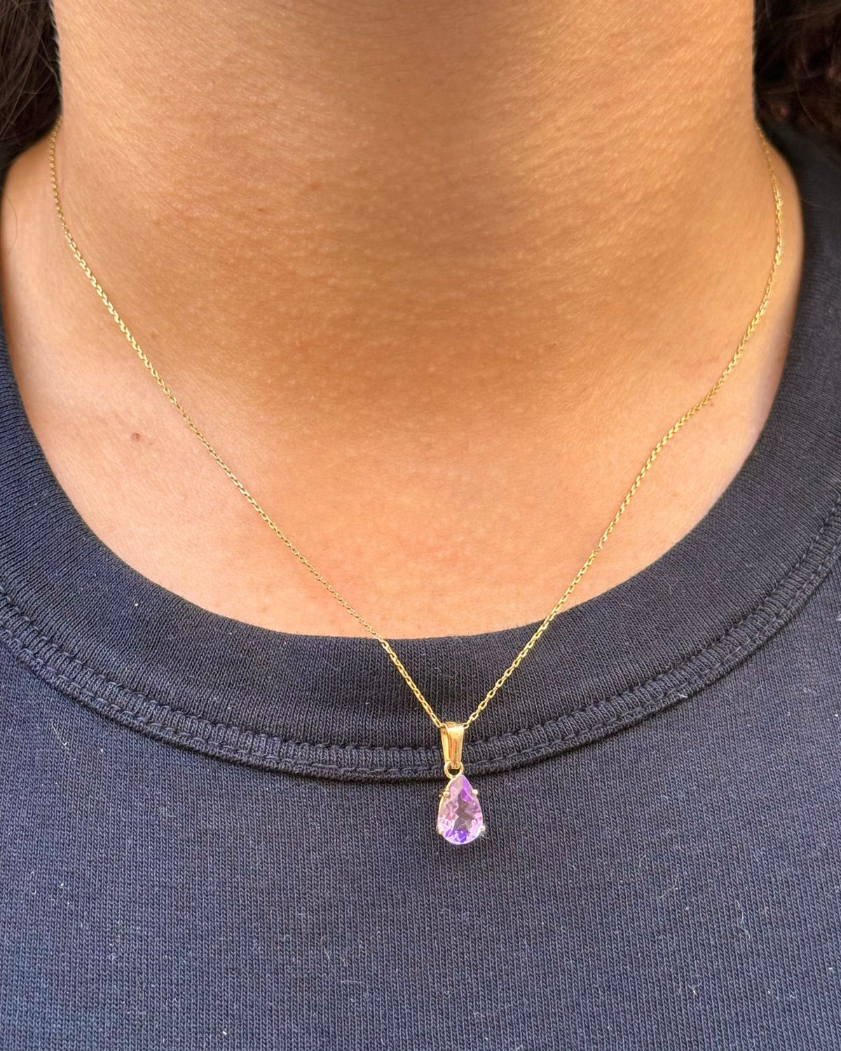 Pendentif Améthyste 1.05 carat "Ursula" - Elliade Paris