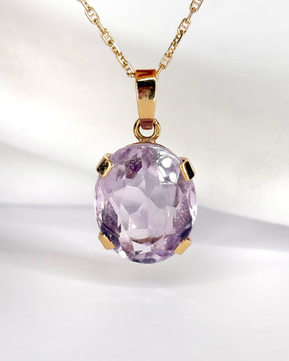 Pendentif Améthyste 12.5 carats "Malicia" - Elliade Paris