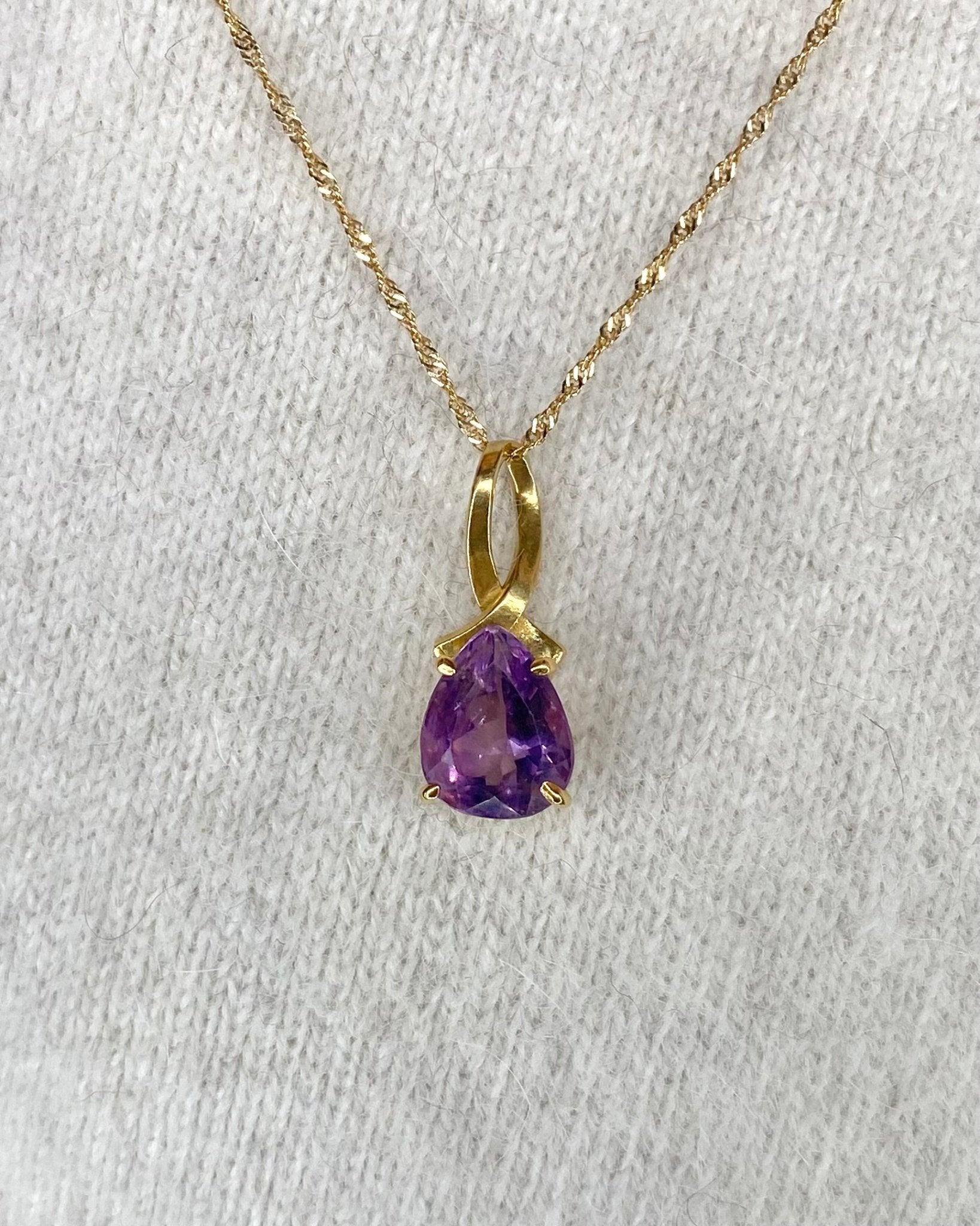 Pendentif Améthyste 3.50 carats "Doria" - Elliade Paris
