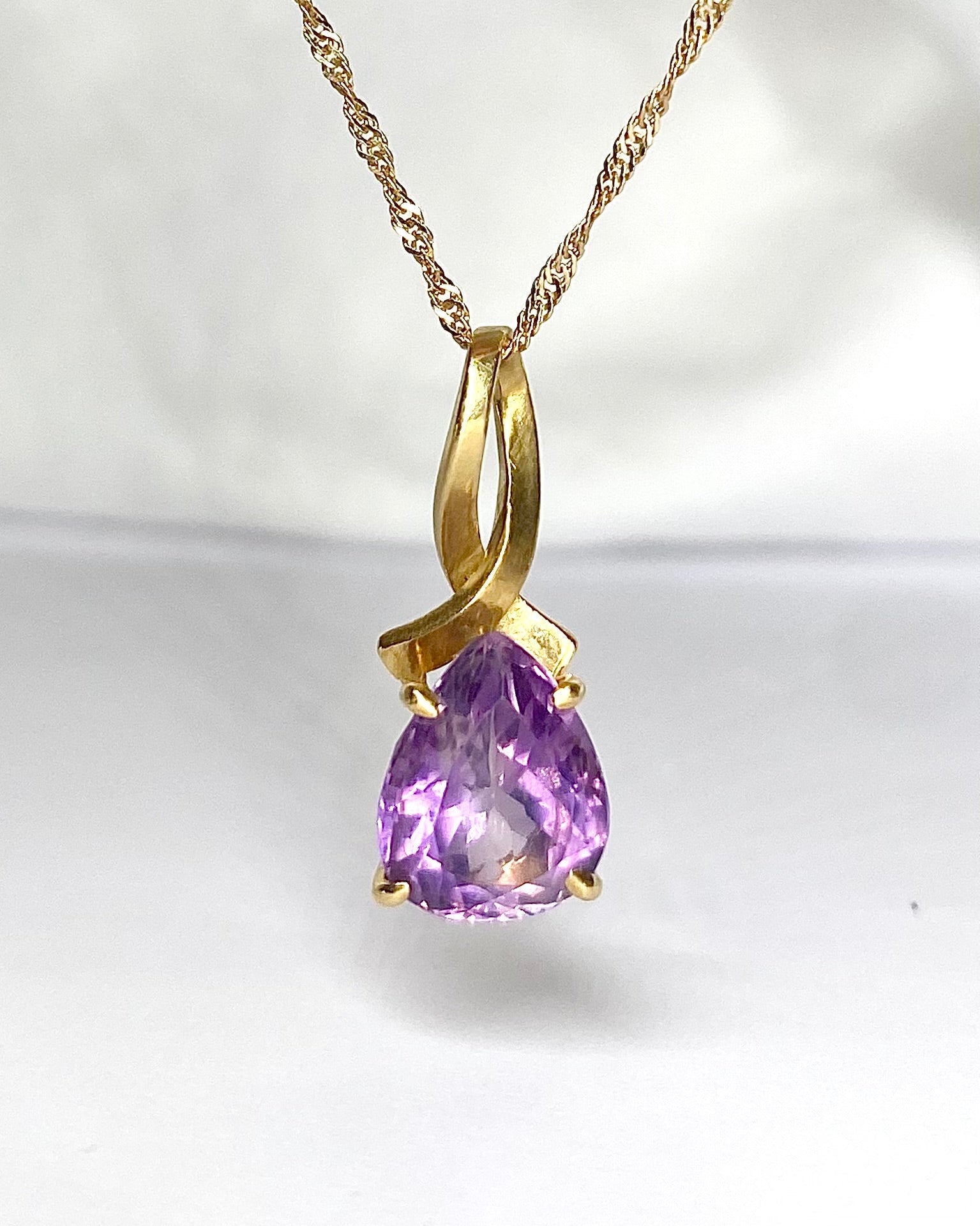Pendentif Améthyste 3.50 carats "Doria" - Elliade Paris