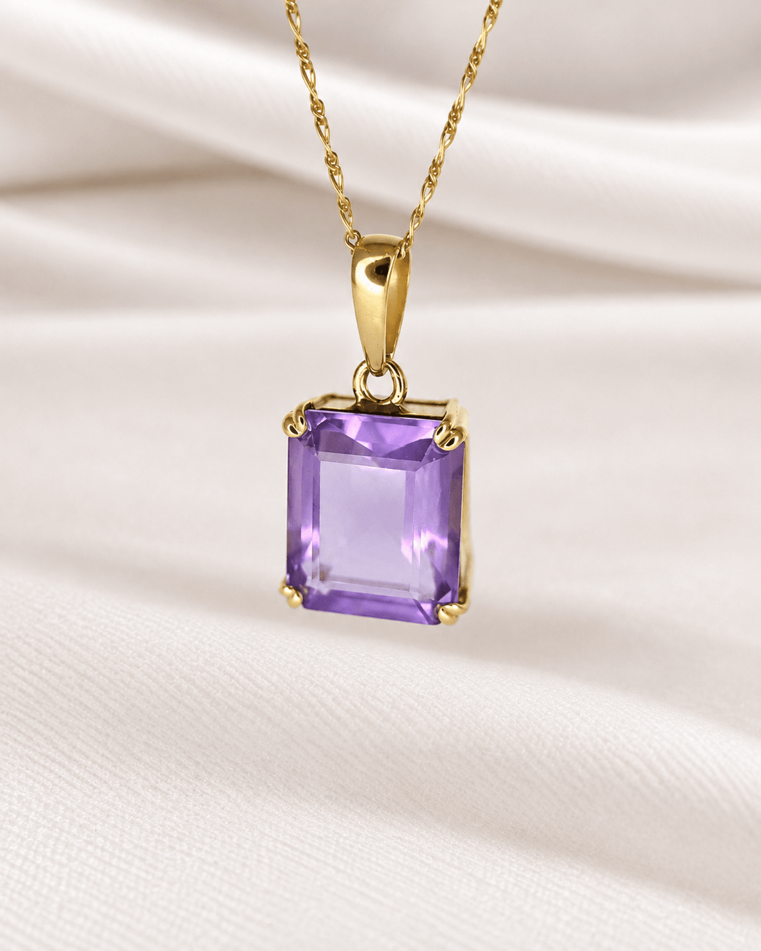 Pendentif Améthyste 4.85 carats "Maryssa" - Elliade Paris