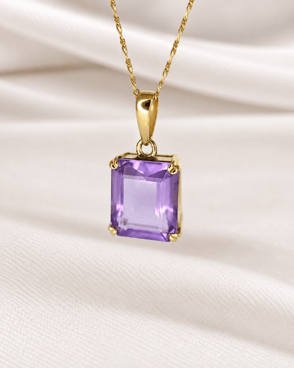 Pendentif Améthyste 4.85 carats "Maryssa" - Elliade Paris