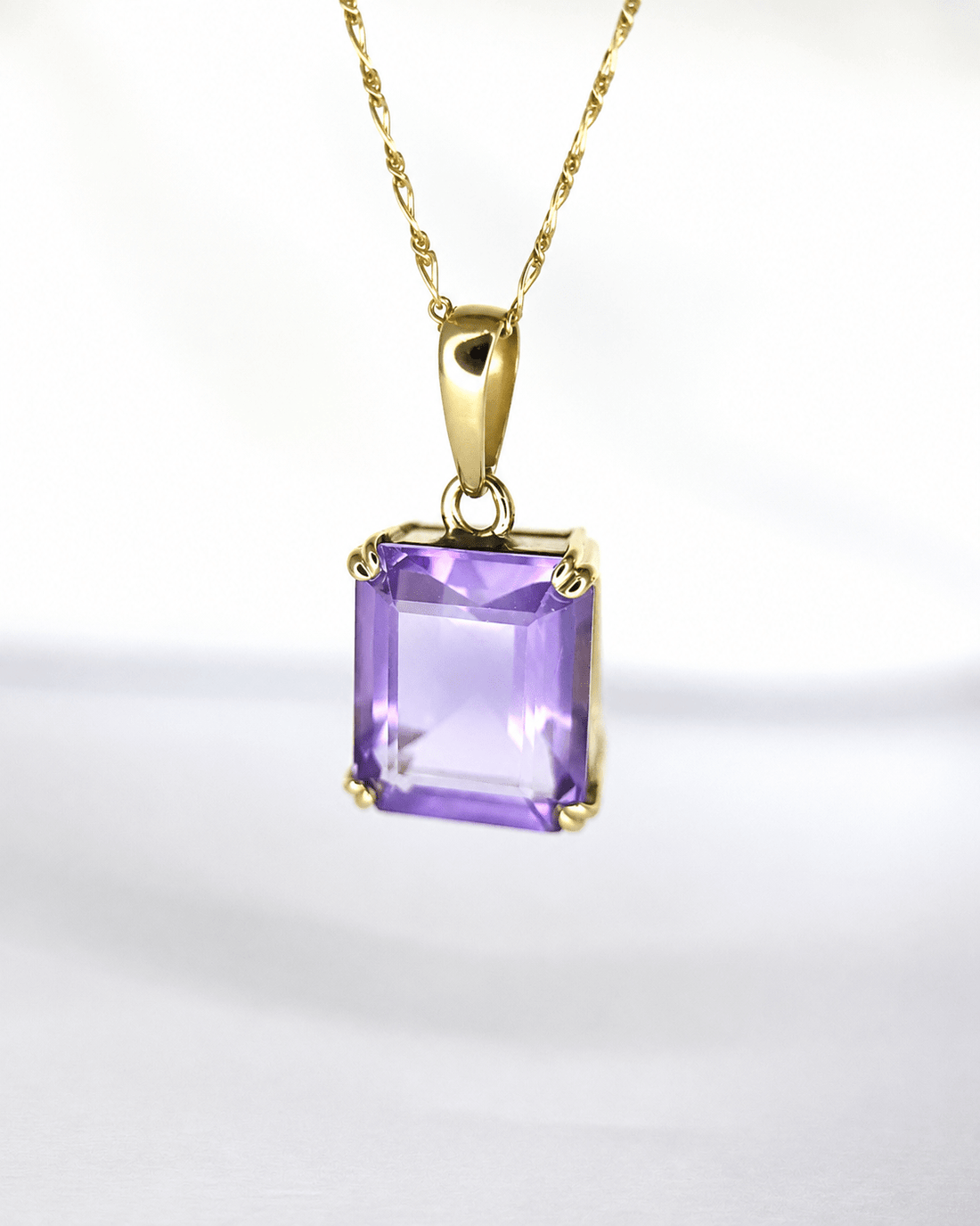 Pendentif Améthyste 4.85 carats "Maryssa" - Elliade Paris