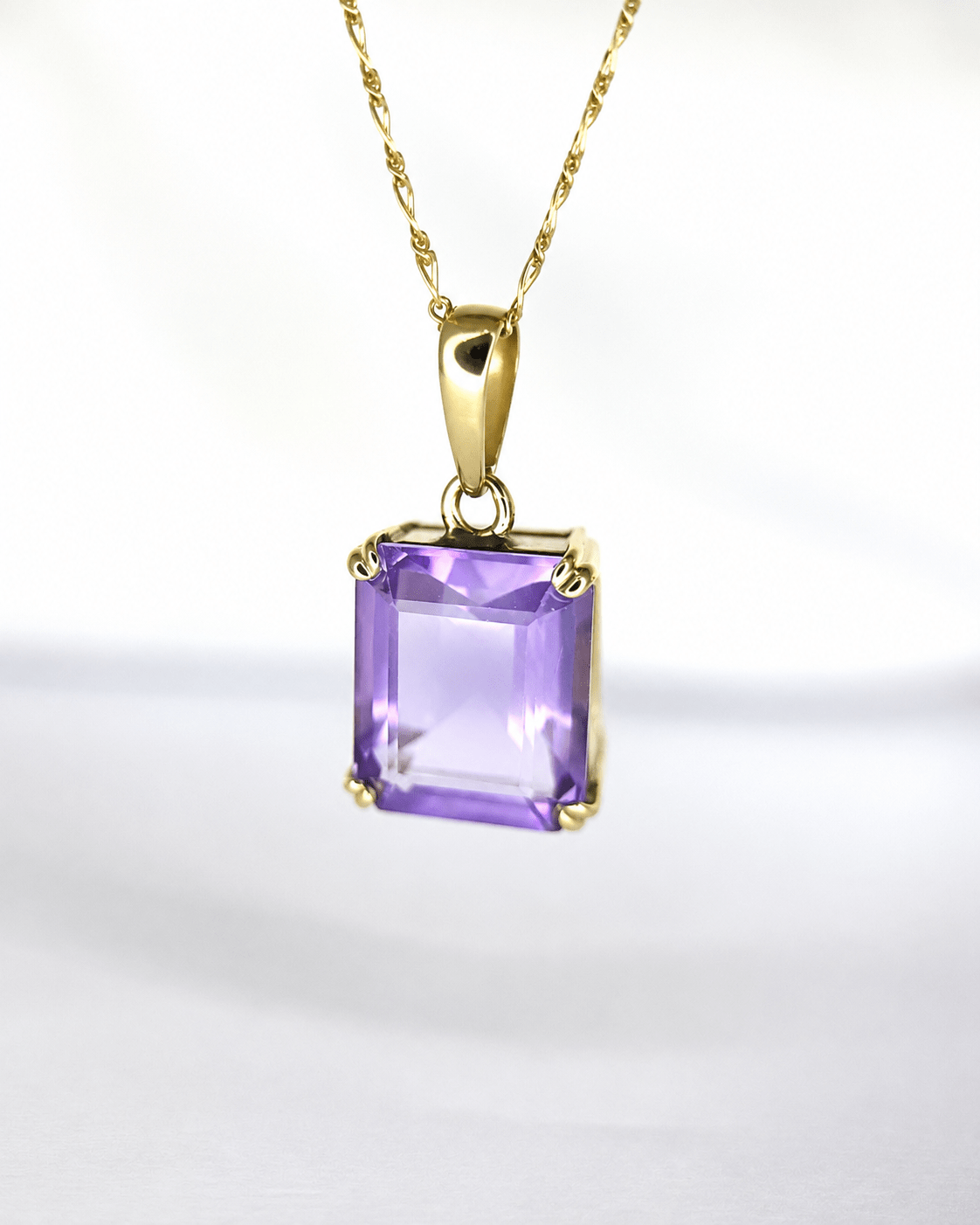 Pendentif Améthyste 4.85 carats "Maryssa" - Elliade Paris