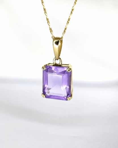 Pendentif Améthyste 4.85 carats "Maryssa" - Elliade Paris