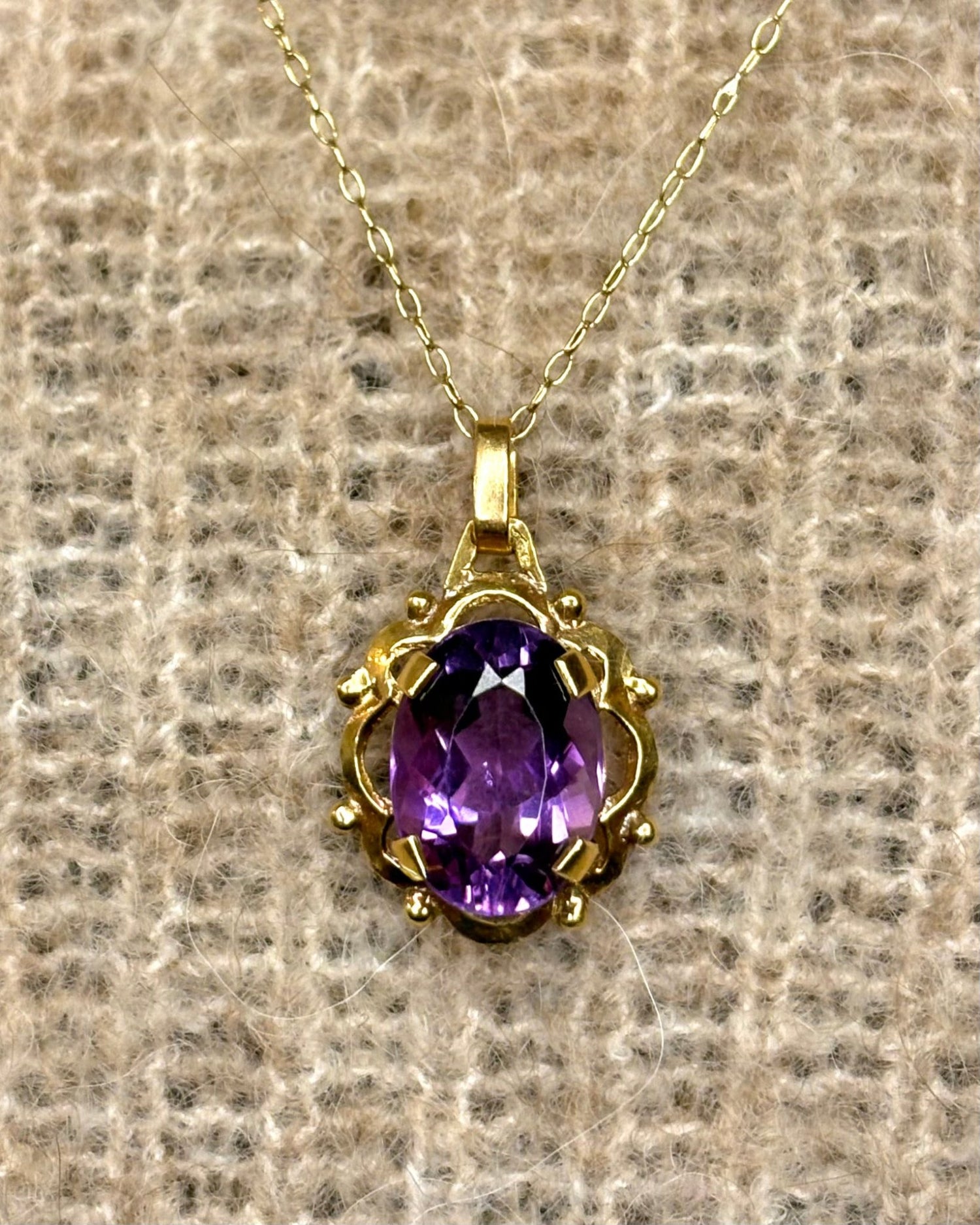 Pendentif Améthyste 5.20 carats "Betty" - Elliade Paris