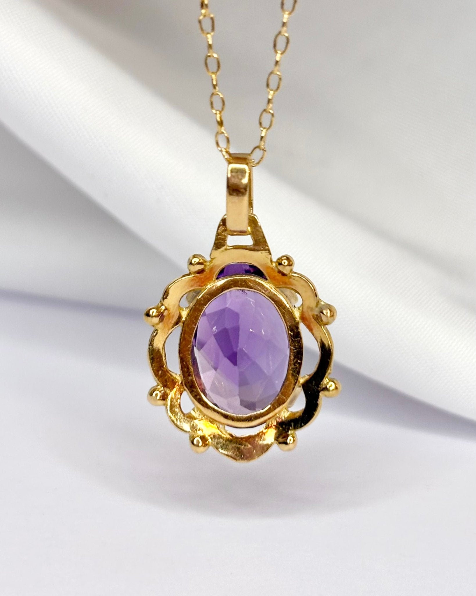 Pendentif Améthyste 5.20 carats "Betty" - Elliade Paris