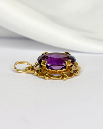 Pendentif Améthyste 5.20 carats "Betty" - Elliade Paris