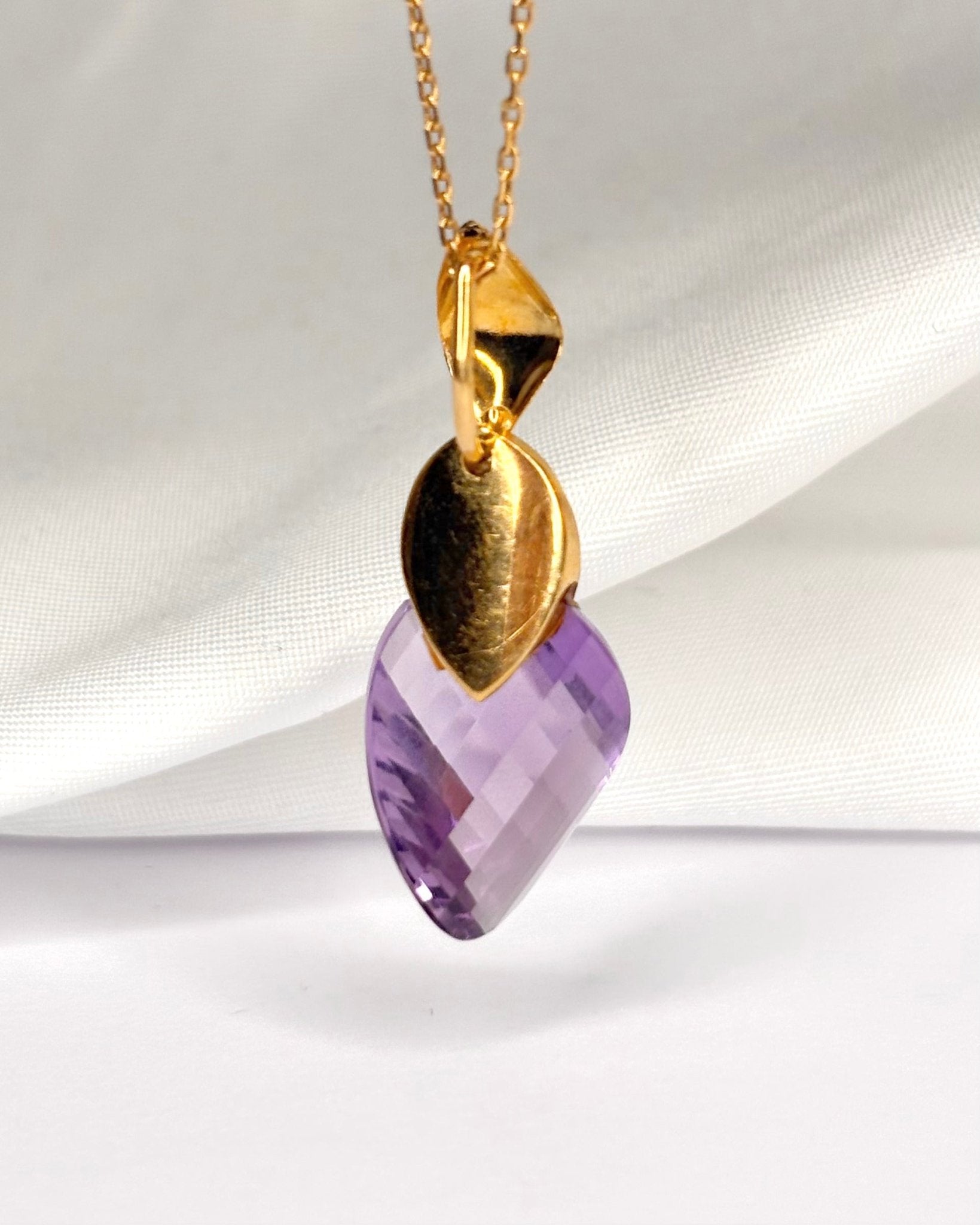 Pendentif Améthyste 7 carats "Carmen" - Elliade Paris