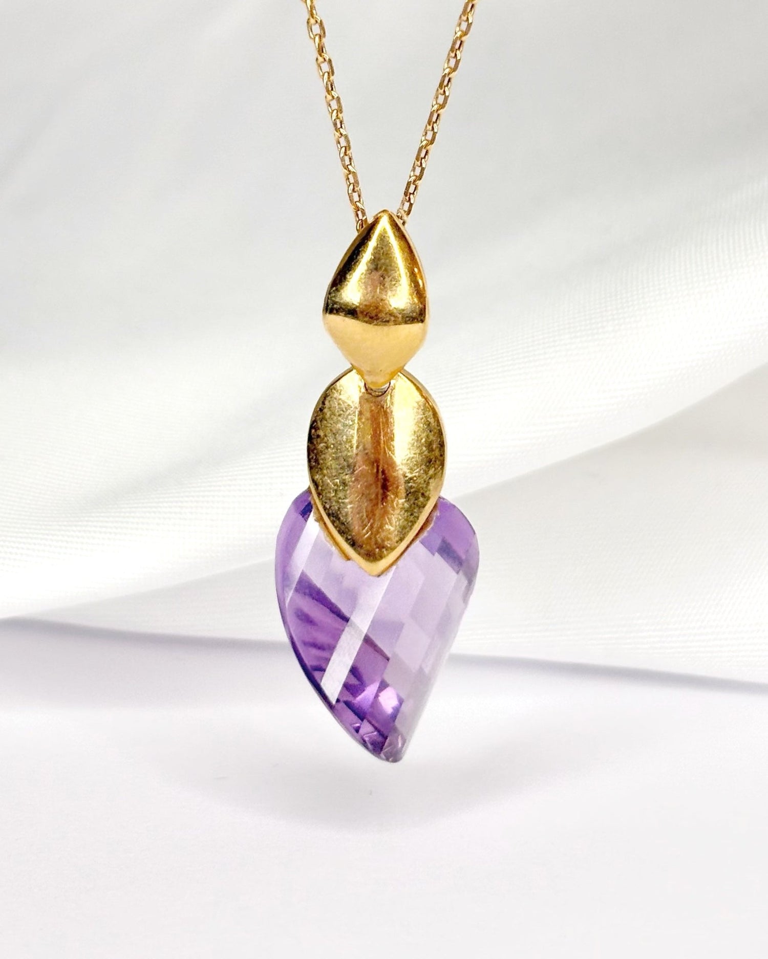 Pendentif Améthyste 7 carats "Carmen" - Elliade Paris