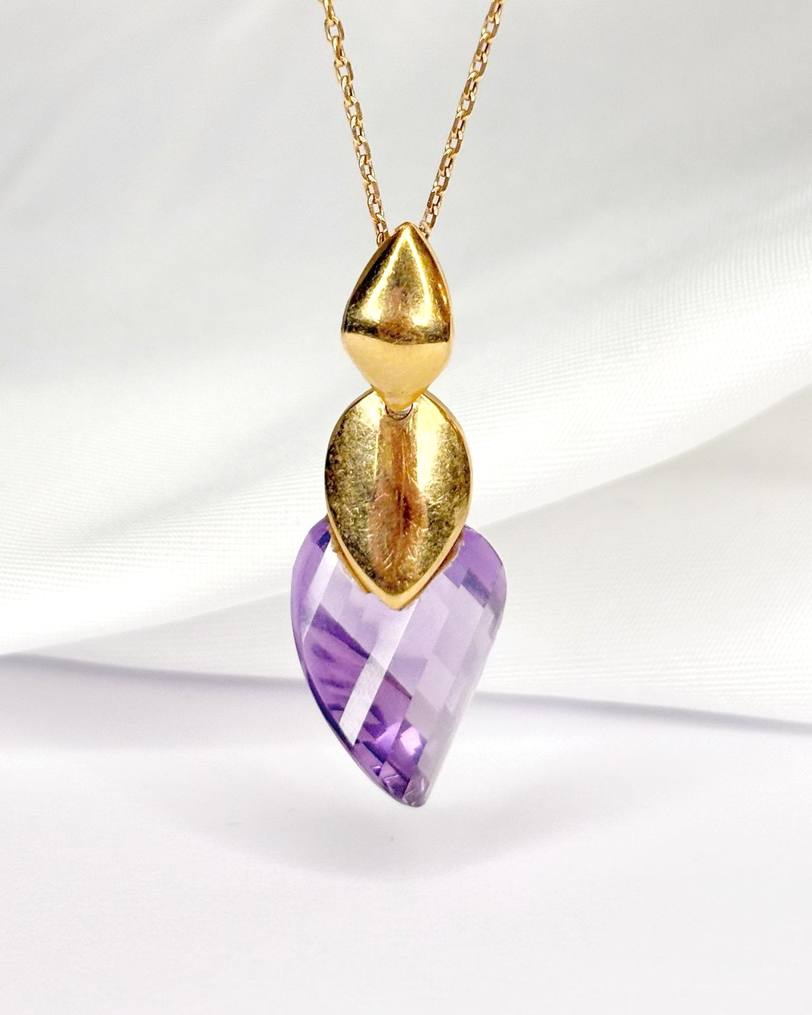 Pendentif Améthyste 7 carats "Carmen" - Elliade Paris