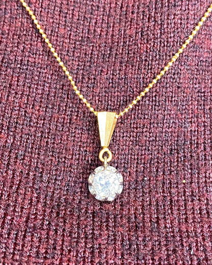 Pendentif Art Déco Diamant 0.57 carat "Asma" - Elliade Paris