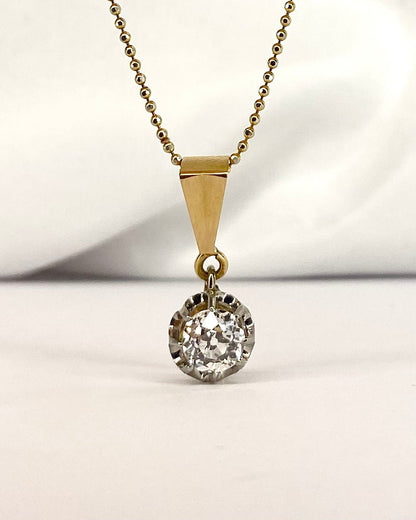 Pendentif Art Déco Diamant 0.57 carat "Asma" - Elliade Paris