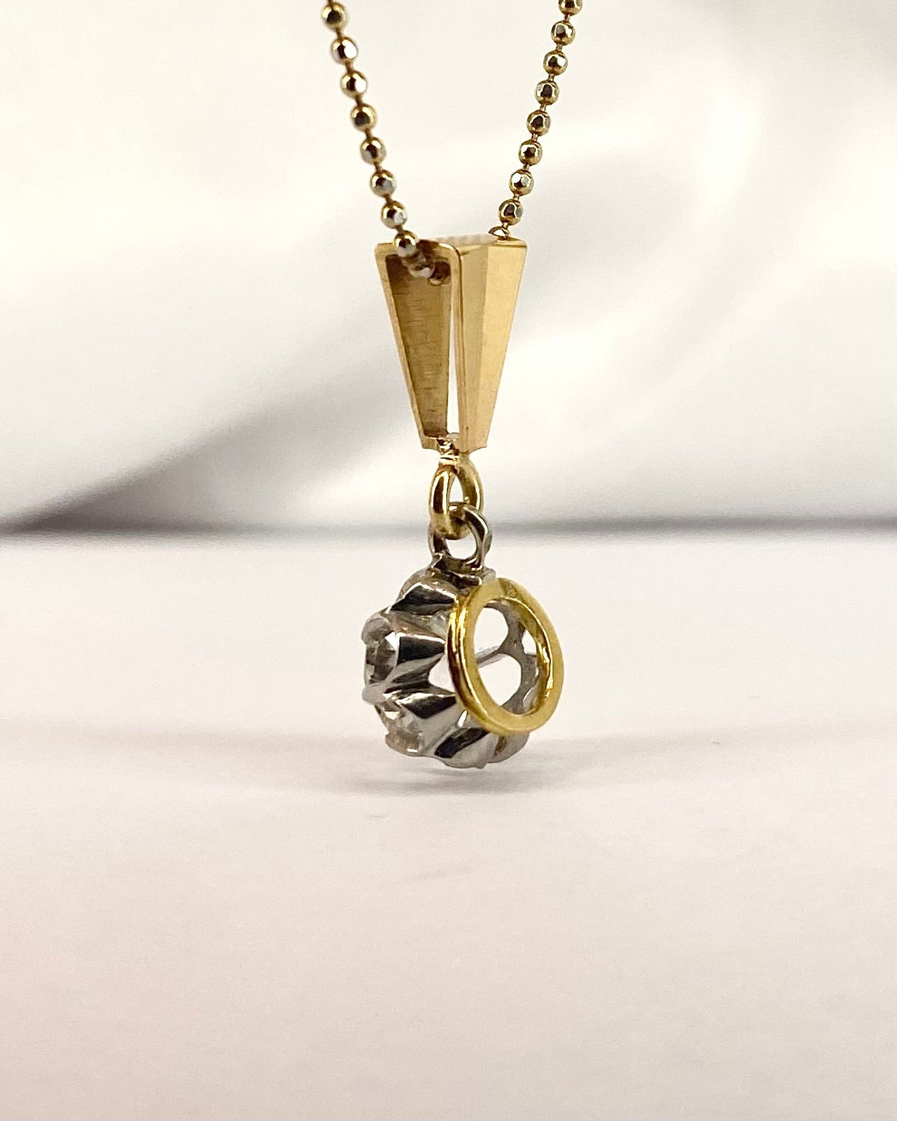 Pendentif Art Déco Diamant 0.57 carat "Asma" - Elliade Paris