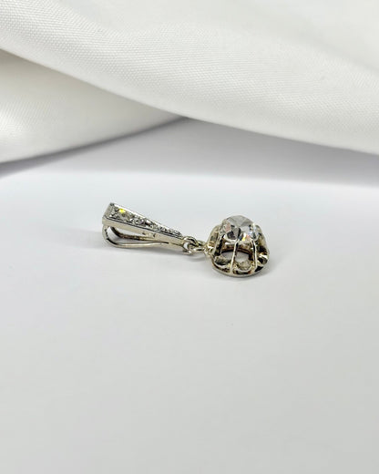 Pendentif Art Déco Diamants 0.41 carat &quot;Kloé&quot; - Elliade Paris