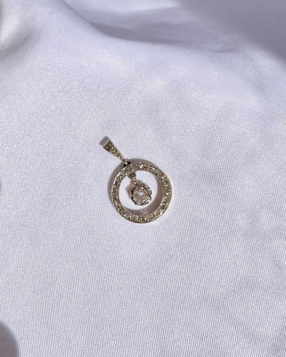 Pendentif Art - déco diamants &quot;Katarina&quot; - Elliade Paris