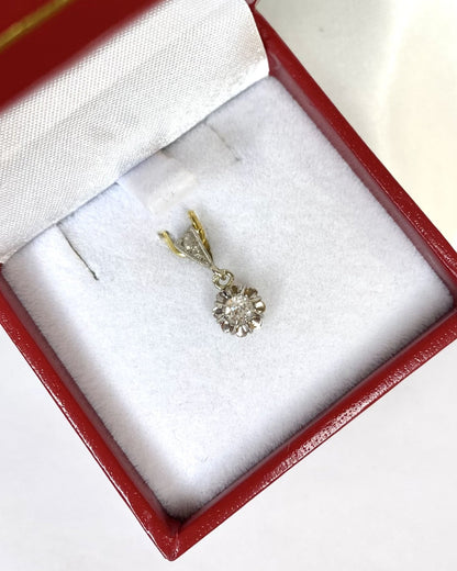 Pendentif Art Déco Diamants "Liam" - Elliade Paris