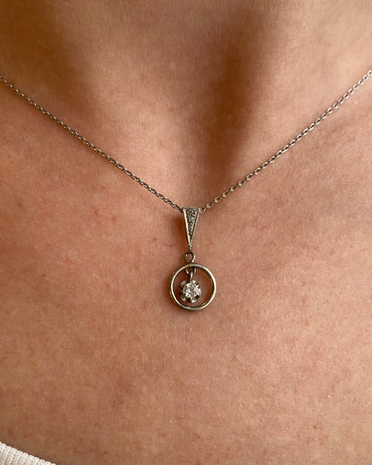 Pendentif Art Déco Diamants &quot;Nahia&quot; - Elliade Paris