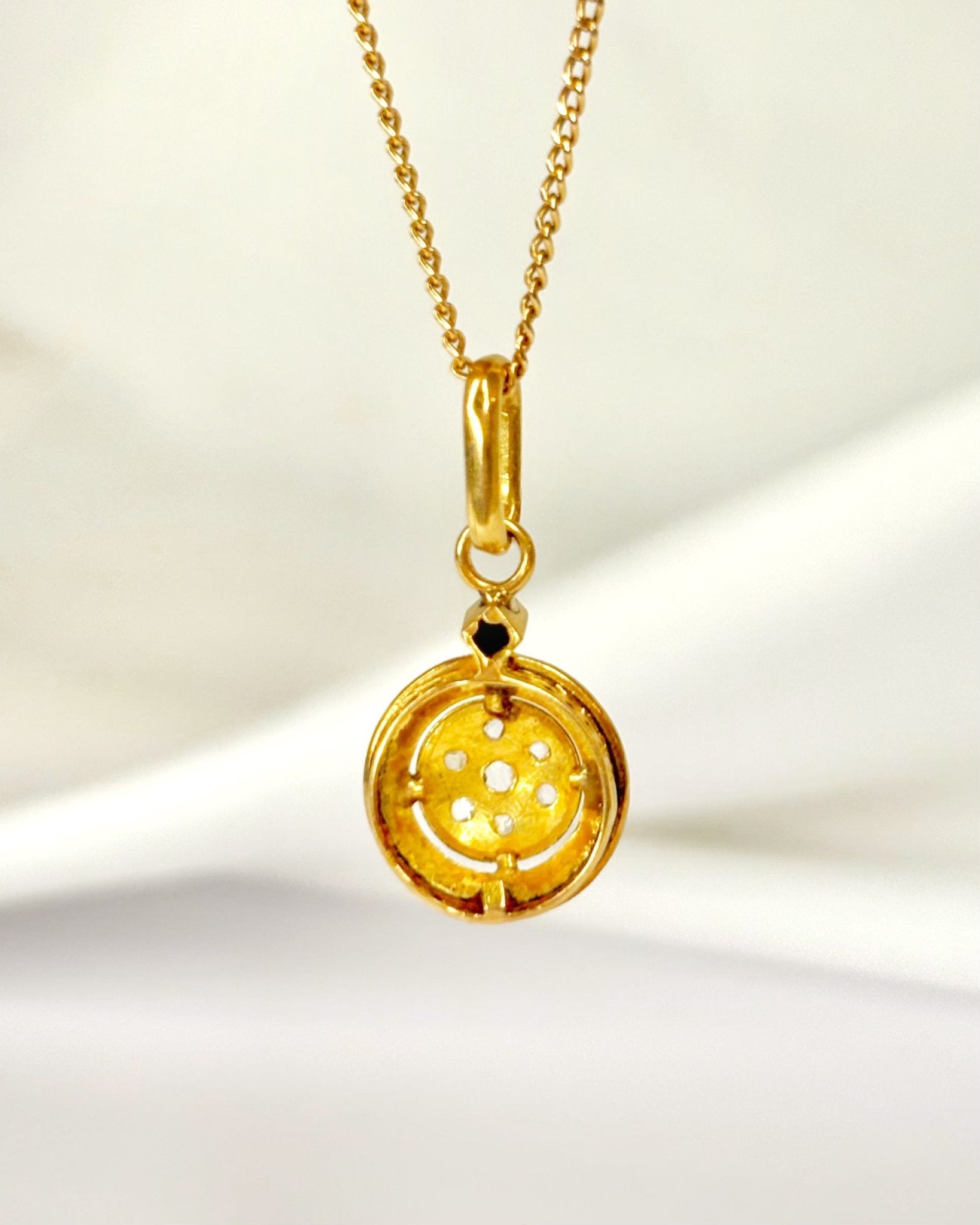Pendentif Art-Déco Diamants "Orlane" - Elliade Paris