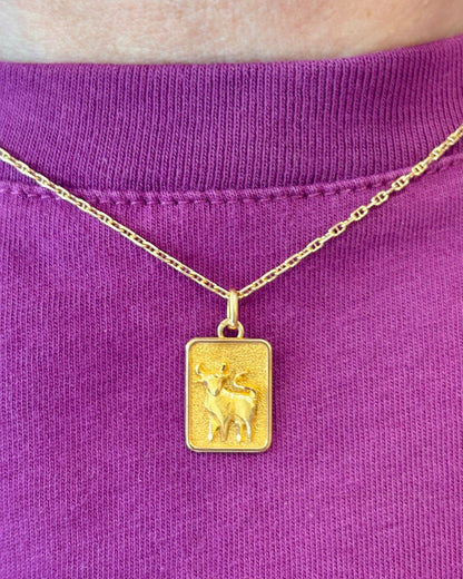 Pendentif Astro Taureau Or Jaune 18 carats "Cyrielle" - Elliade Paris
