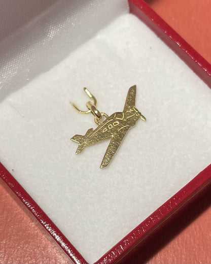 Pendentif Avion Or 18 carats &quot;Jake&quot; - Elliade Paris