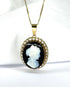 Pendentif Camée, Perles & Or 6.66g "Lisa" - Elliade Paris