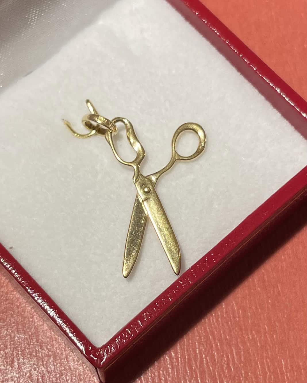 Pendentif Ciseaux en Or 18 carats &quot;Alicéa&quot;