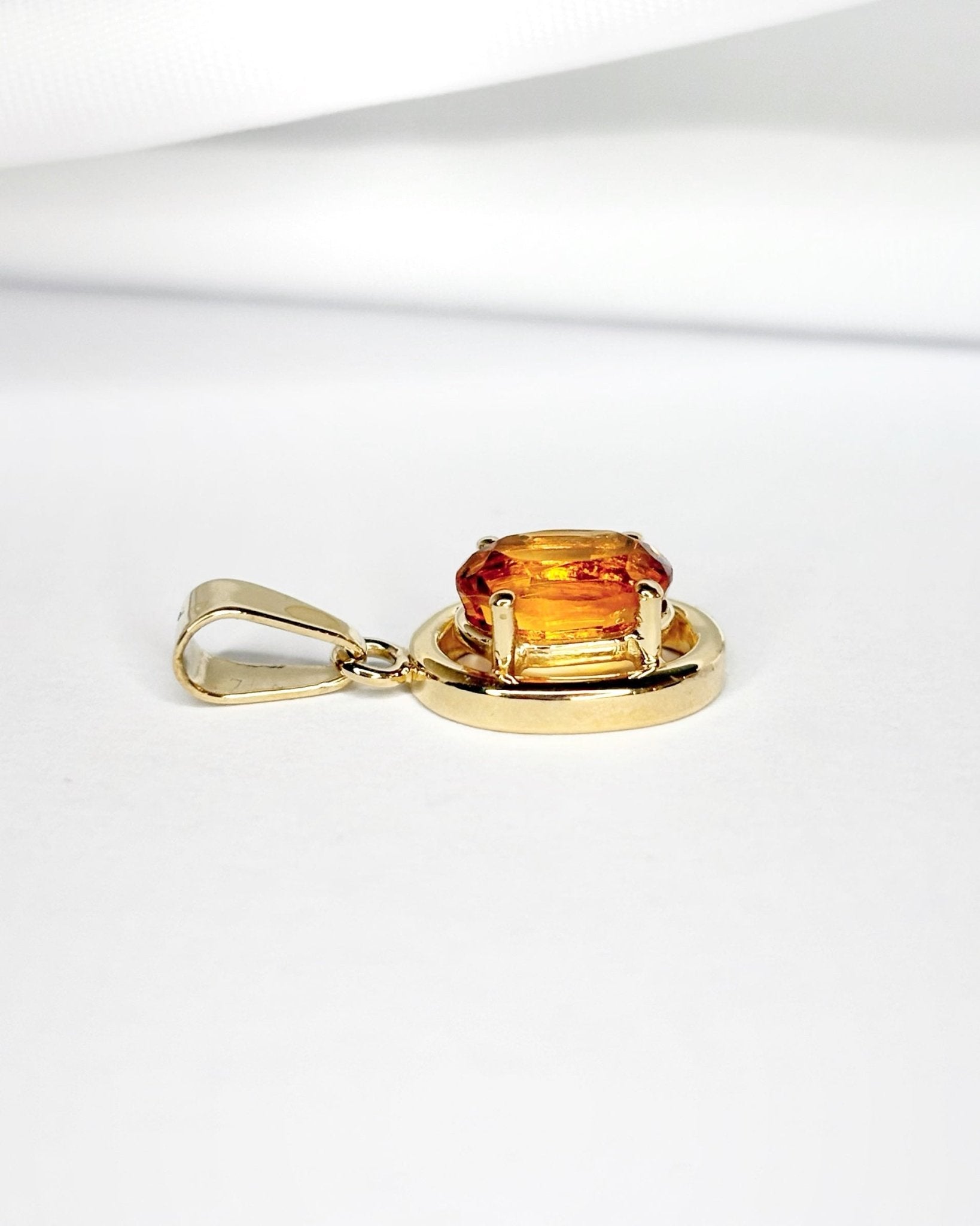 Pendentif Citrine 1.40 carat "Sylvie" - Elliade Paris