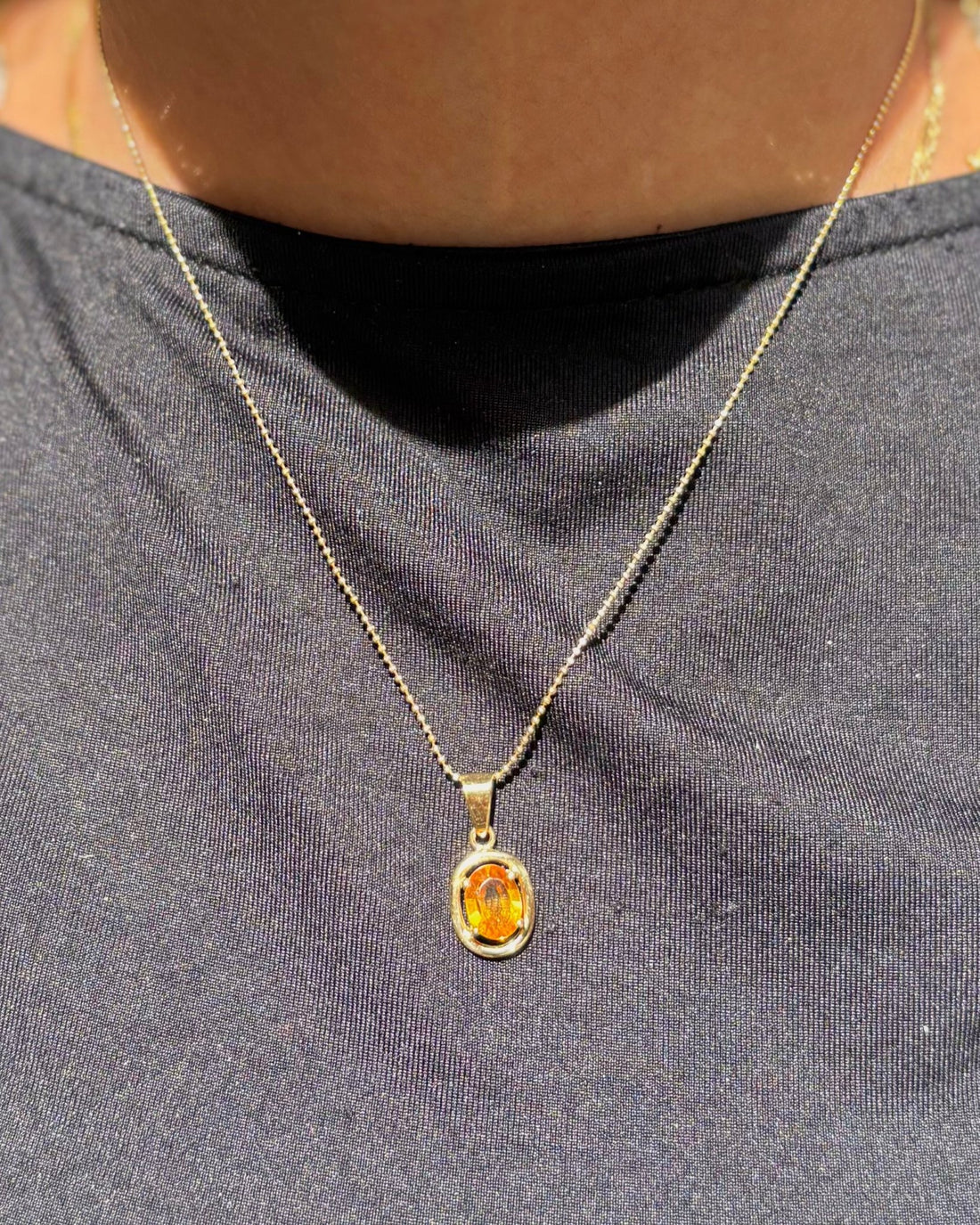 Pendentif Citrine 1.40 carat "Sylvie" - Elliade Paris