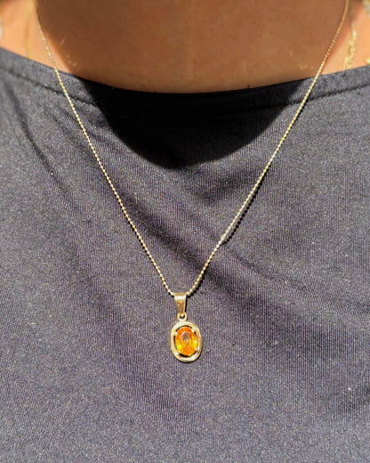 Pendentif Citrine 1.40 carat "Sylvie" - Elliade Paris