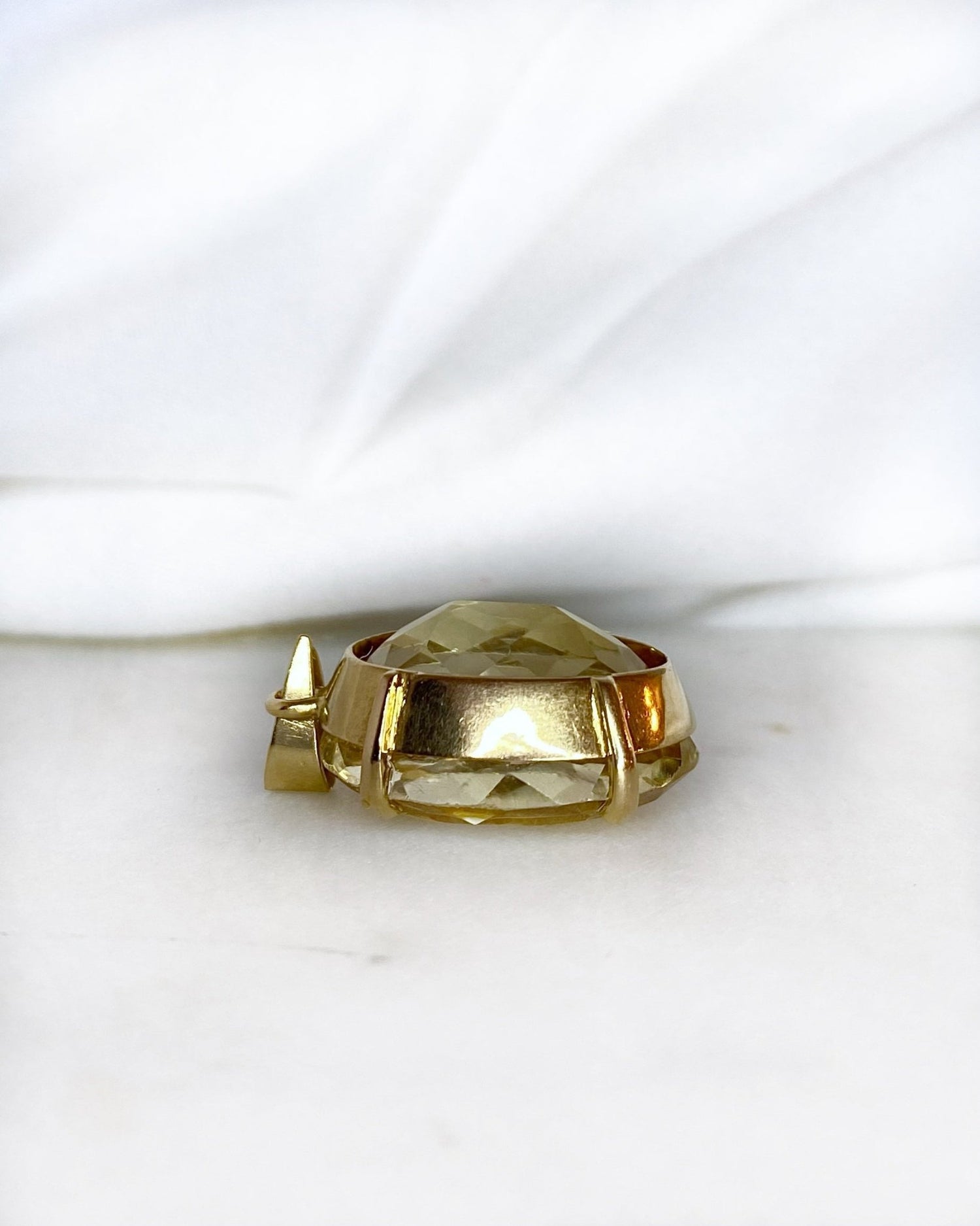 Pendentif Citrine 20 carats &quot;Victorine&quot; - Elliade Paris