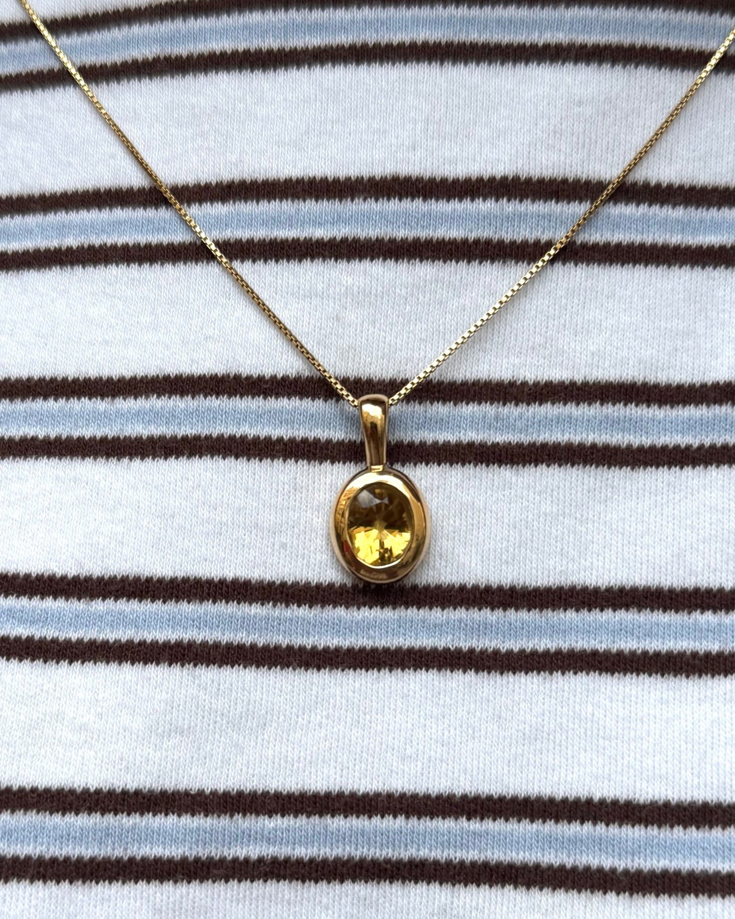 Pendentif Citrine 2.30 carats "Ruben" - Elliade Paris