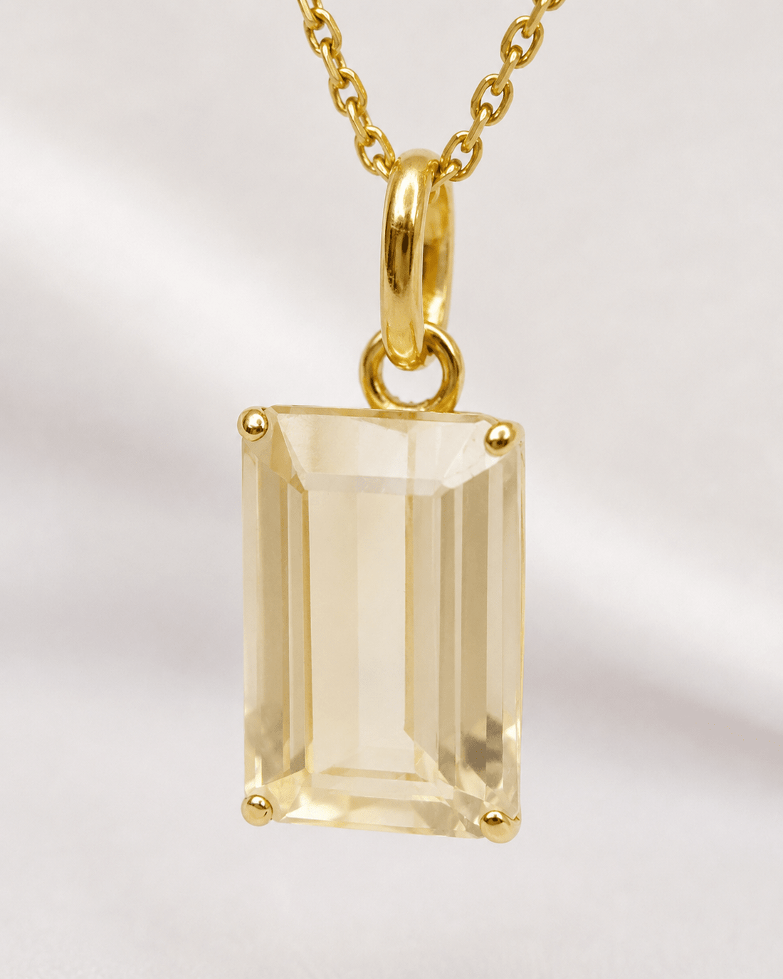 Pendentif Citrine 4.86 carats "Cibelle" - Elliade Paris