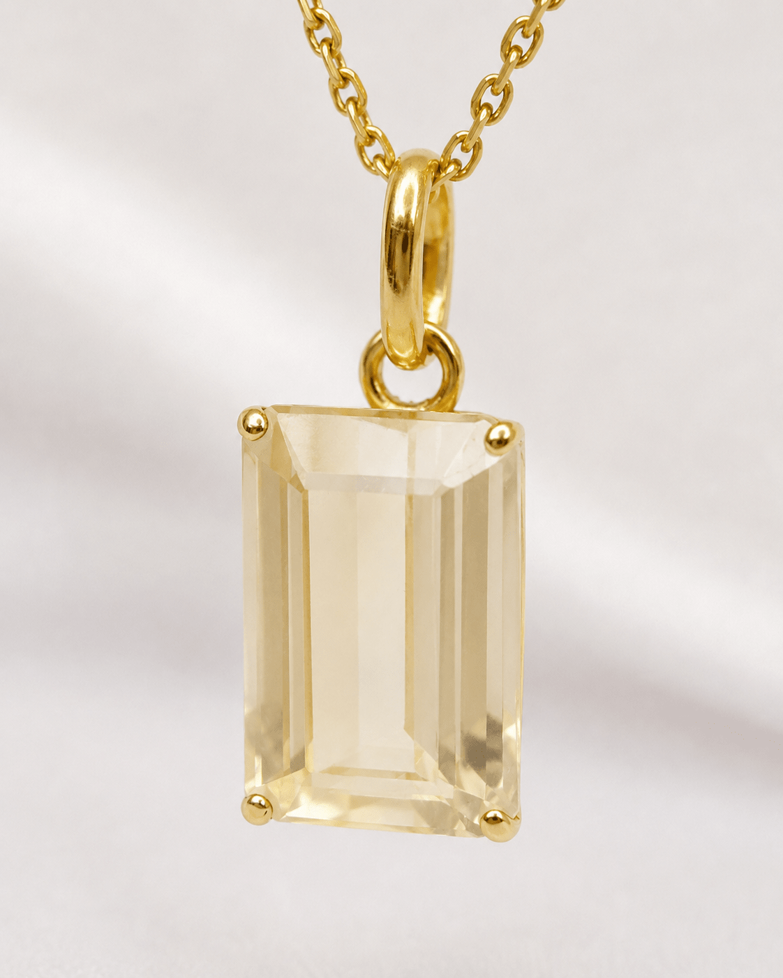 Pendentif Citrine 4.86 carats "Cibelle" - Elliade Paris