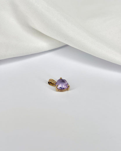 Pendentif Cœur Améthyste 0.90 carat &quot;Joy&quot; - Elliade Paris