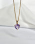 Pendentif Cœur Améthyste 0.90 carat "Joy" - Elliade Paris