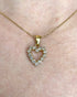 Pendentif Coeur Diamants 1 carat "Coraline" - Elliade Paris