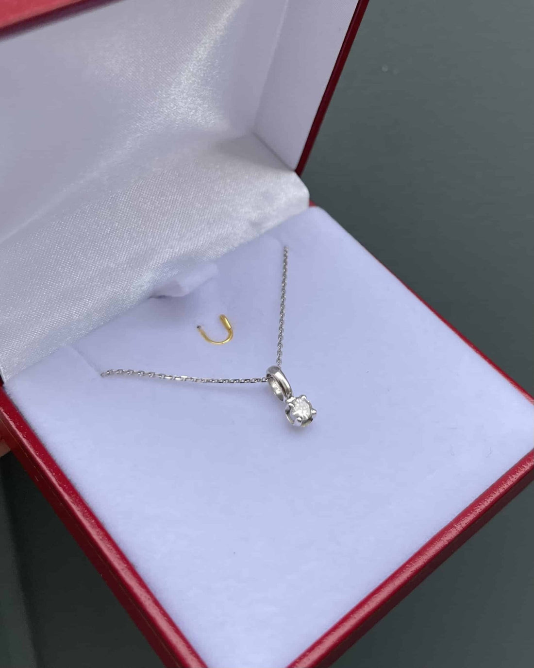 Pendentif Diamant 0.20 carat &quot;Gaelle&quot; - Elliade Paris