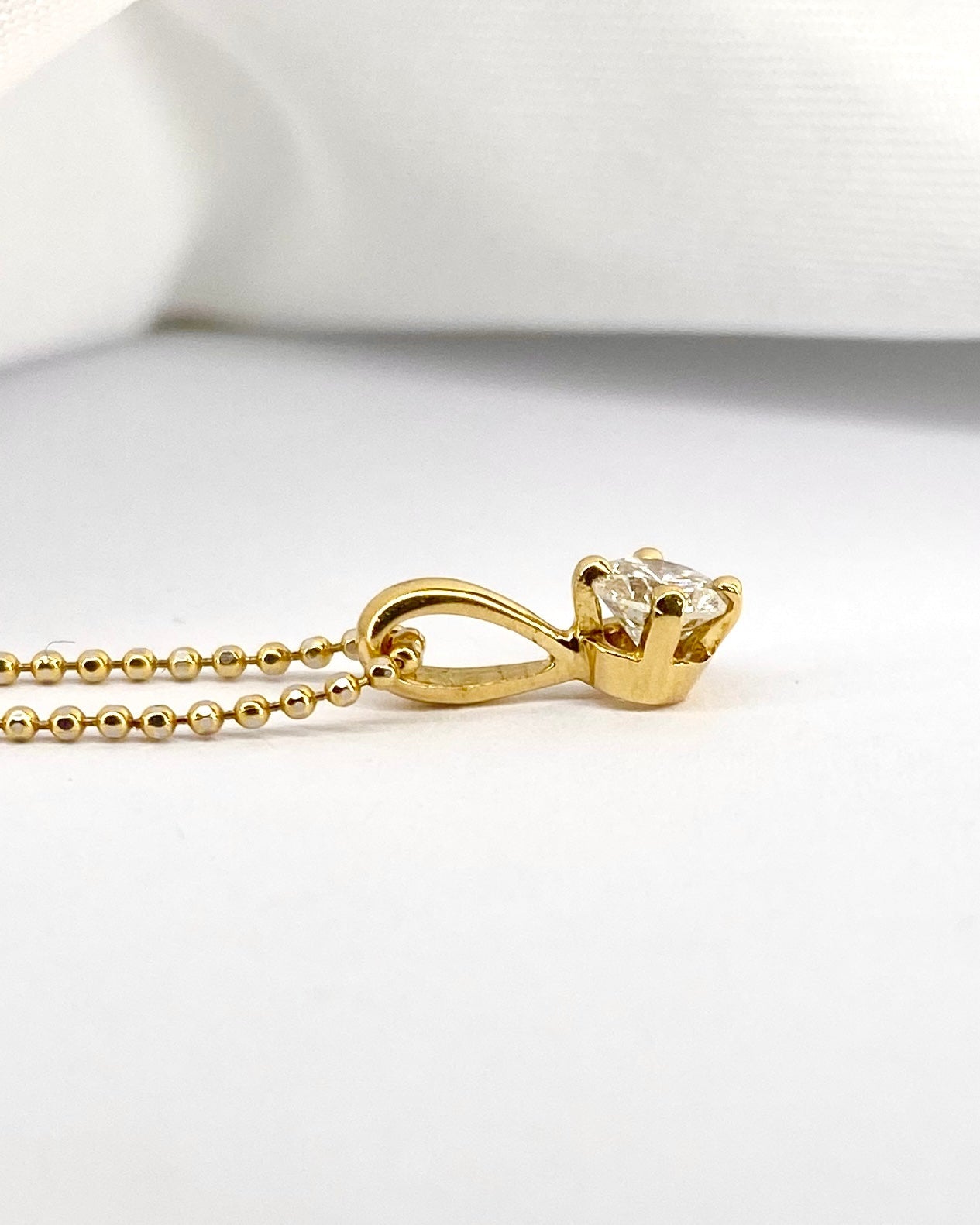 Pendentif Diamant 0.27 carat "Soglia" - Elliade Paris