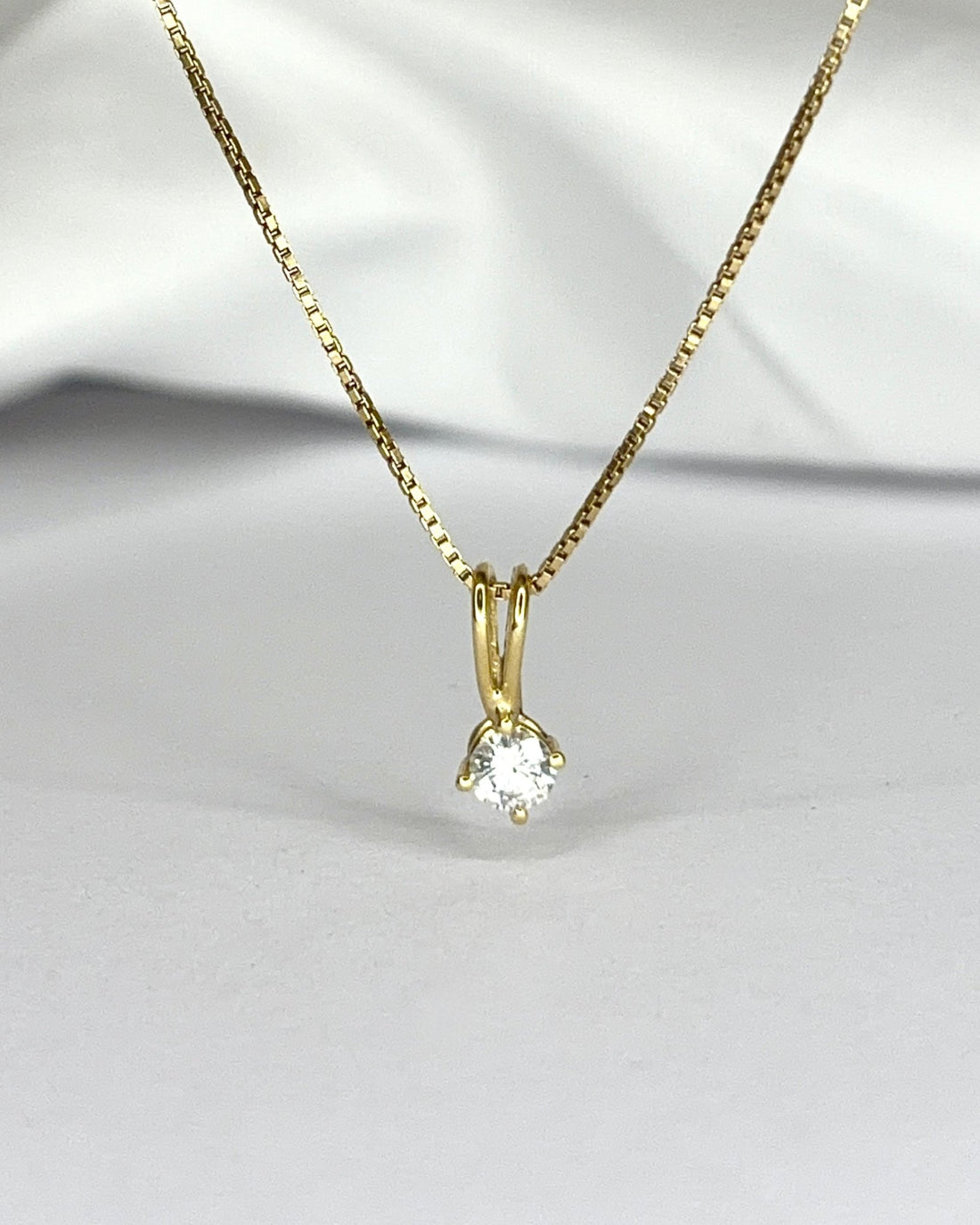 Pendentif Diamant 0.27 carat "Viny" - Elliade Paris