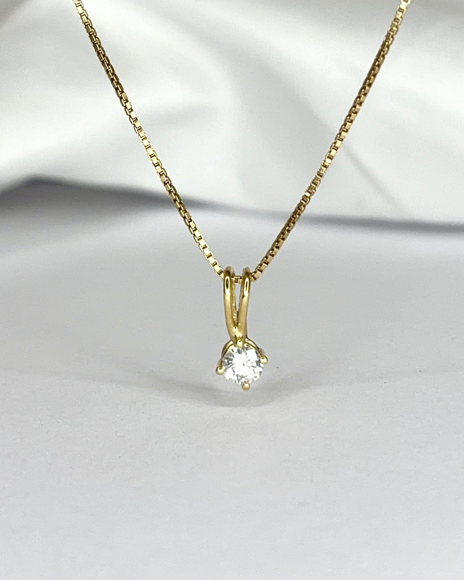 Pendentif Diamant 0.27 carat "Viny" - Elliade Paris