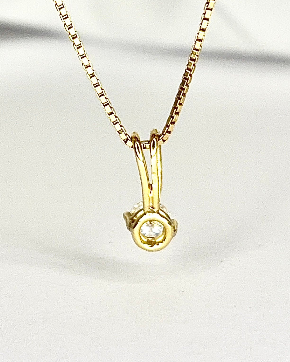 Pendentif Diamant 0.27 carat "Viny" - Elliade Paris
